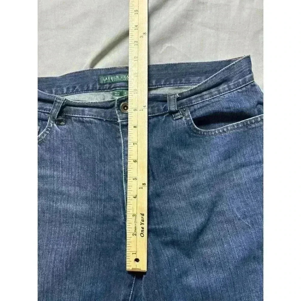 LAUREN JEANS CO. Ralph Lauren Jeans Women's Size 10 Blue Classic Bootcut Jean - Picture 4 of 8
